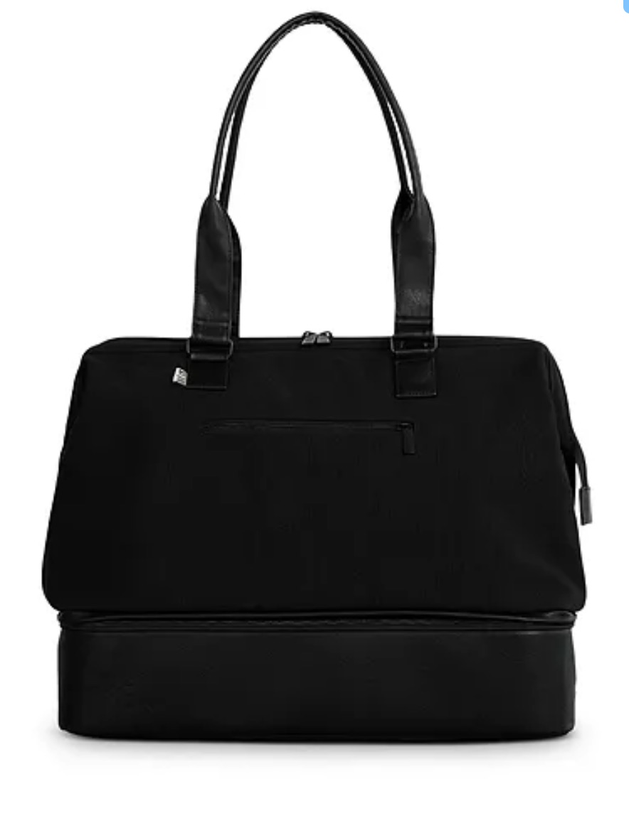 Beis Convertible Weekender Bag In Black